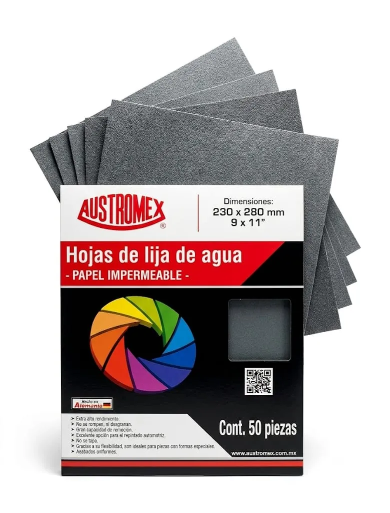 Lija para agua #180 Austromex