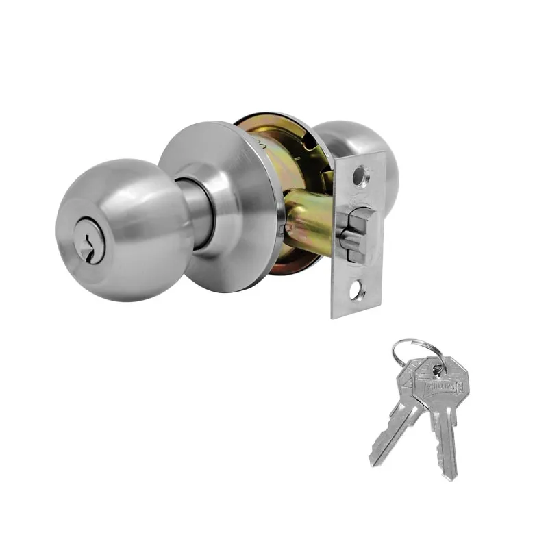 Cerradura de perilla Cromo mate Recamara Phillips