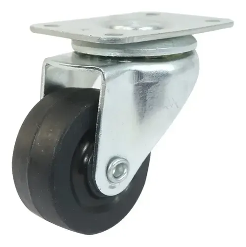 Rodaja plana giratoria con buje 50 mm Sin freno