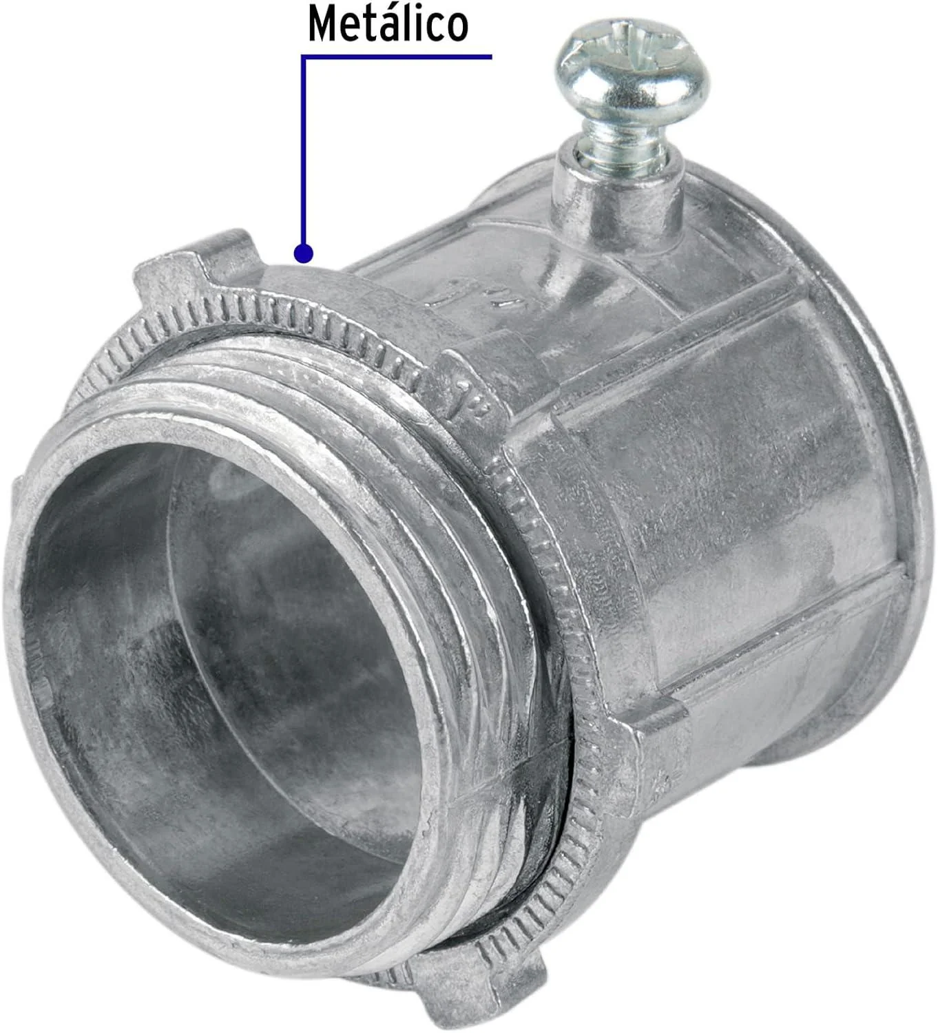 Conector conduit Volteck 1 "