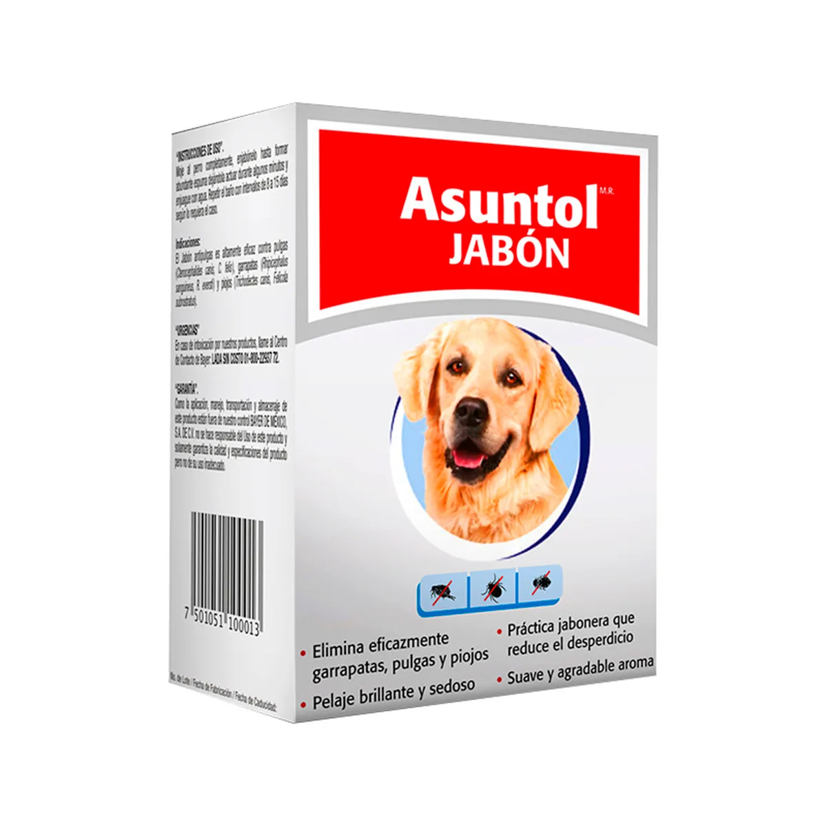 Jabón para perro 100 g Asuntol