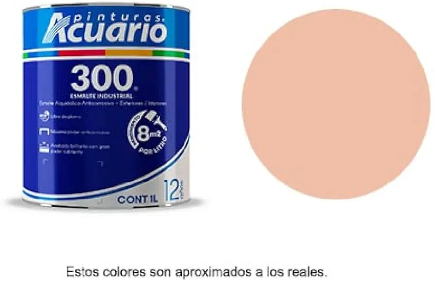 Pintura de esmalte Salmon 1 L (1000 ml) Acuario 300