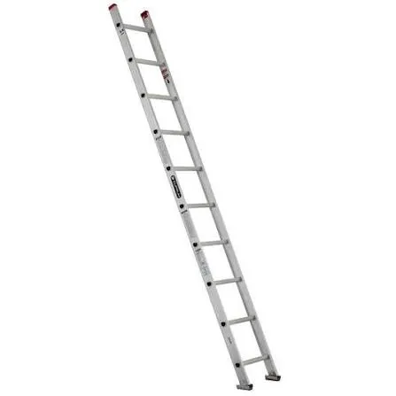 Escalera 3.05 m 150 kg (uso comercial) Cuprum Aluminio 10 peldaños Recta