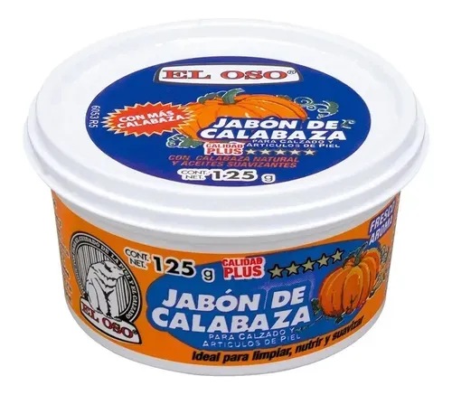 Jabón para calzado De calabaza 125 g El oso