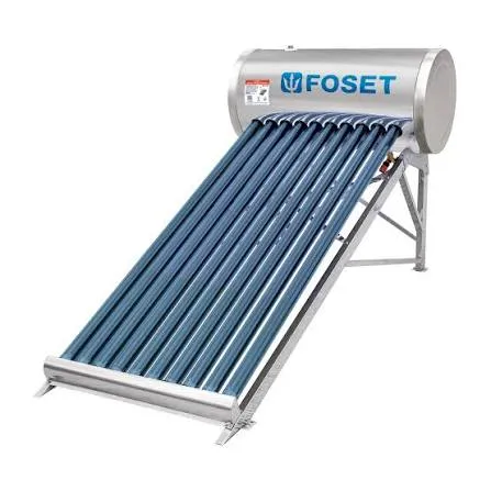 Calentador solar baja presión Foset 3 personas 10 tubos