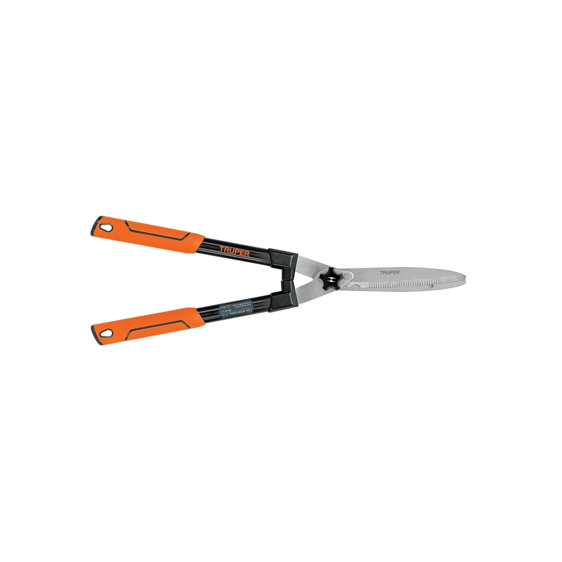 Tijeras para poda Truper Filo dentado Mango de acero tubular grip Tipo americano