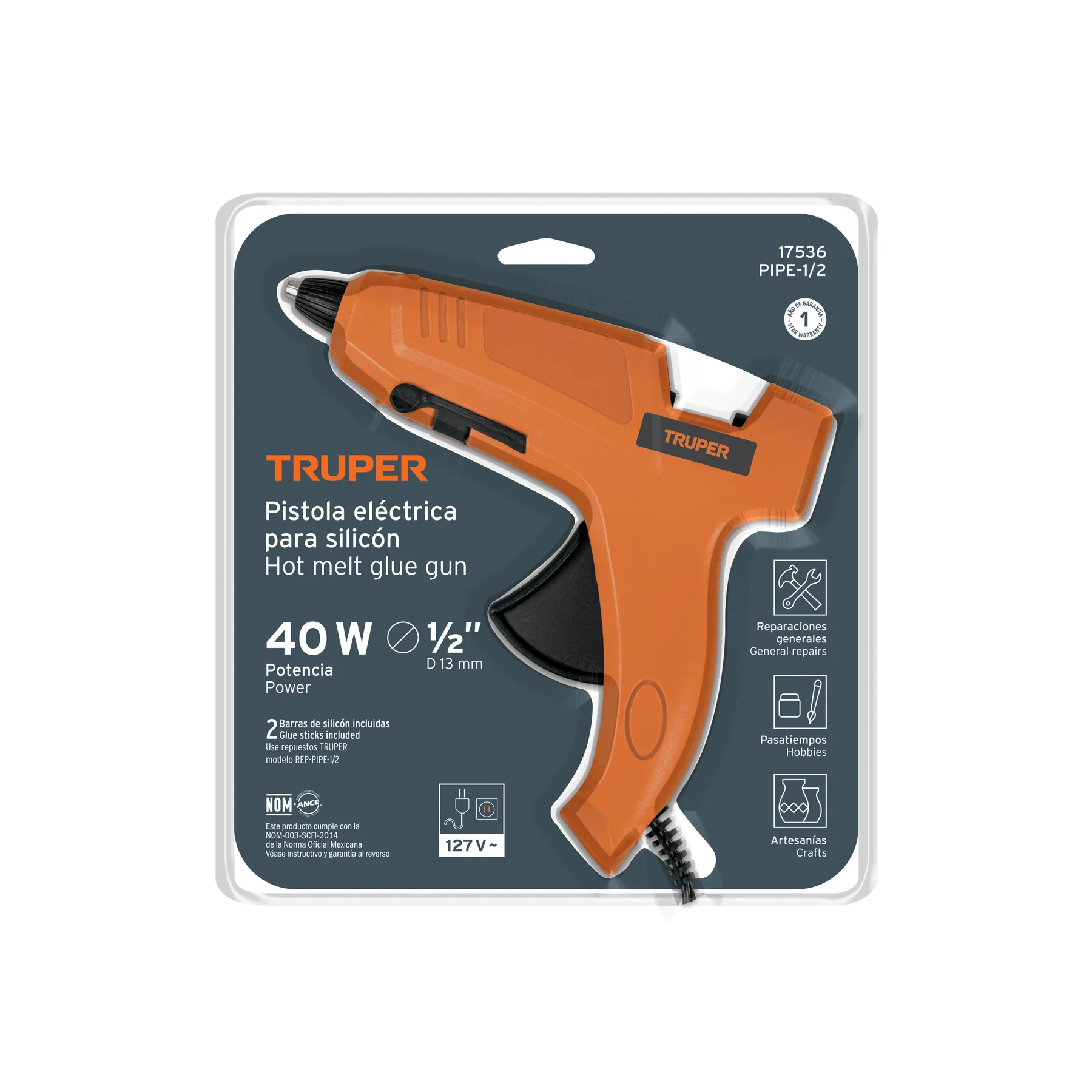 Pistola eléctrica para silicón