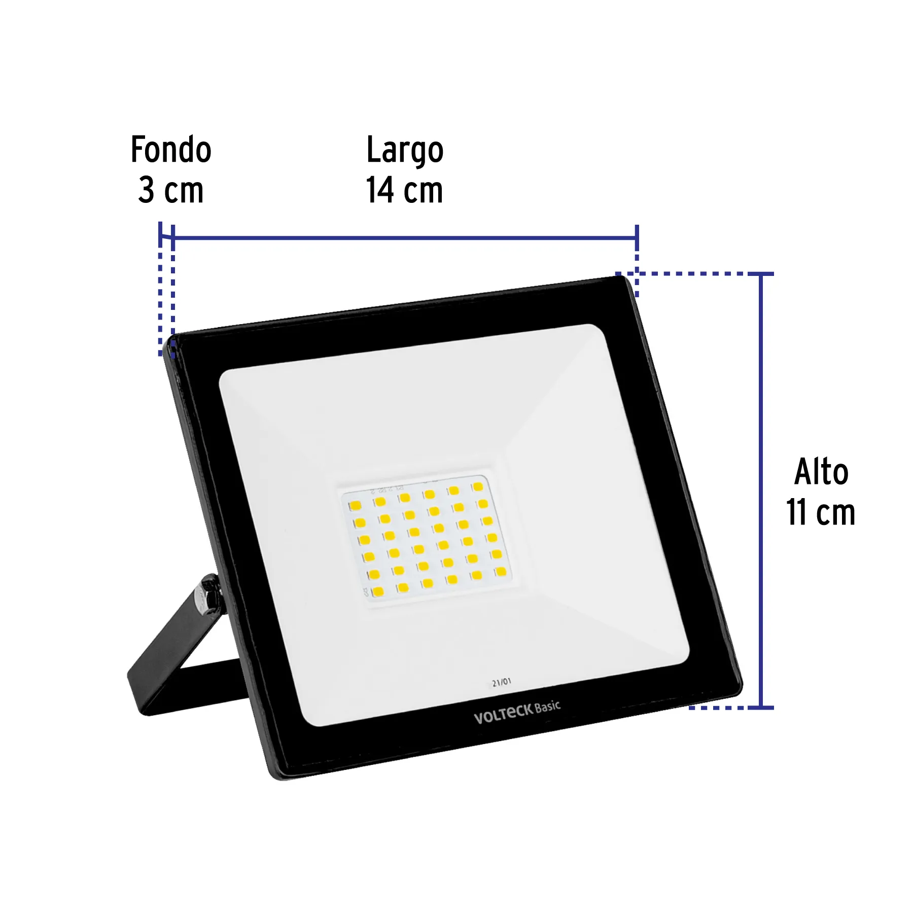 Reflector LED Volteck REF-402L 30 W Fría 6,500 K