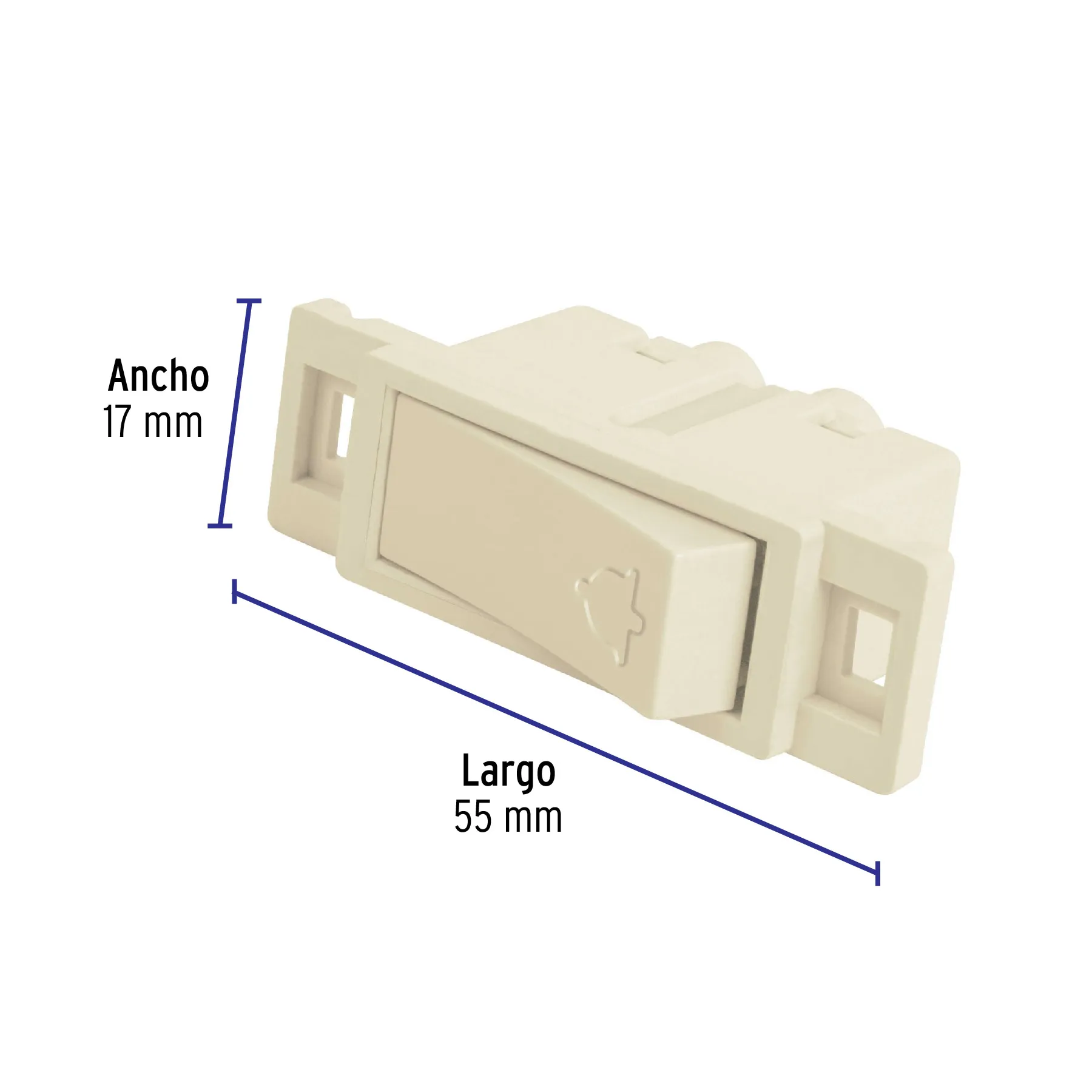 Interruptor para timbre Marfil Volteck