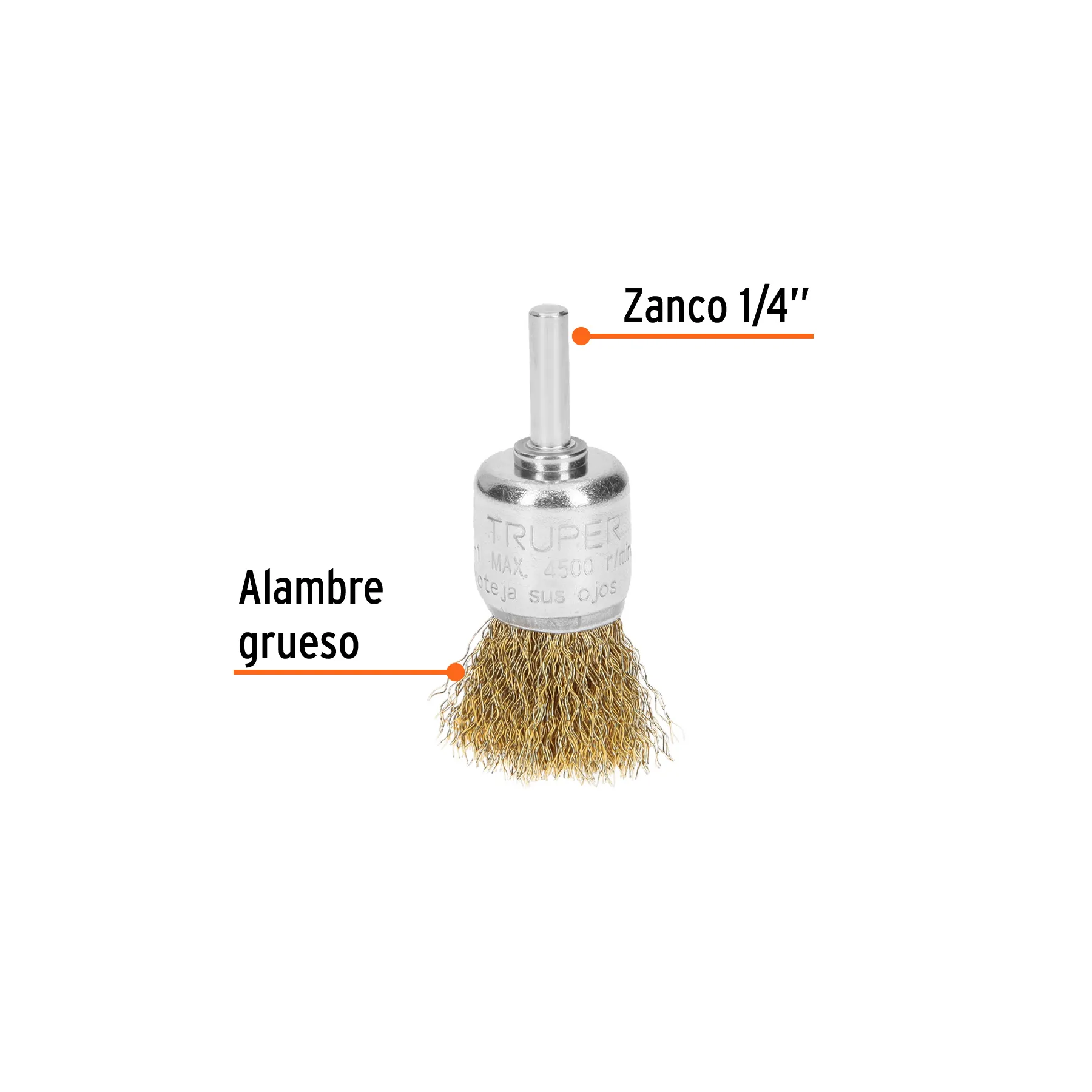 Carda de copa para taladro 1 " Truper