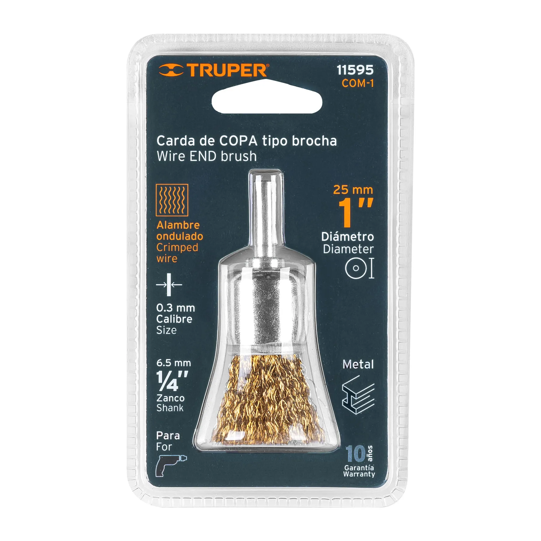 Carda de copa para taladro 1 " Truper
