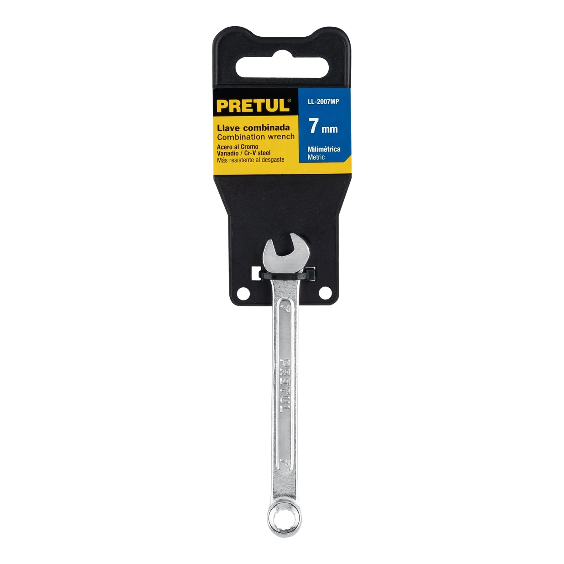 Llave combinada Pretul 7 mm Milimétrica