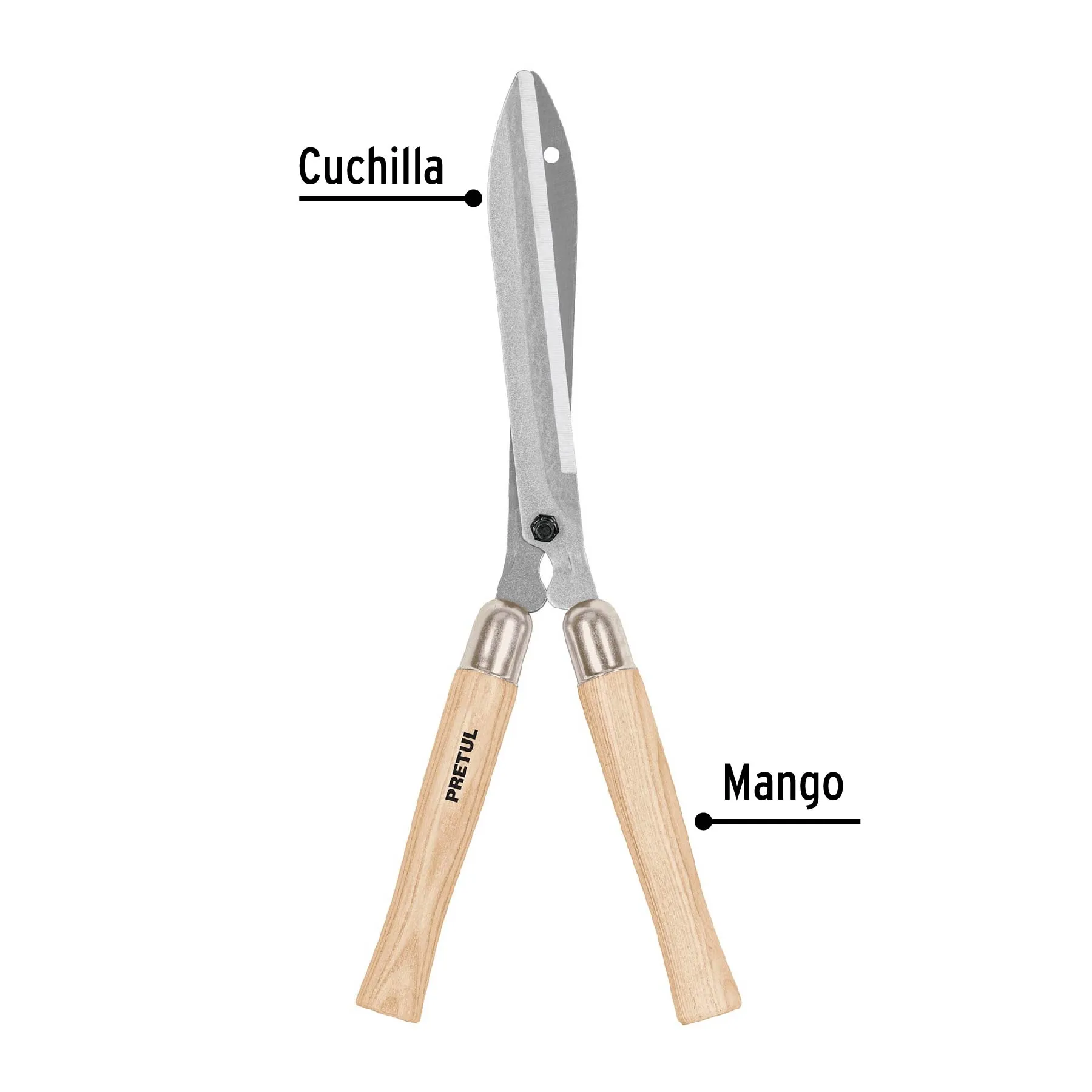 Tijeras para poda Pretul Mangos de madera