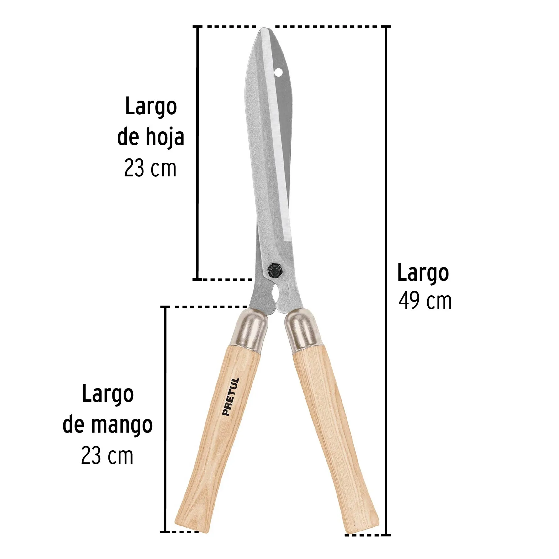 Tijeras para poda Pretul Mangos de madera