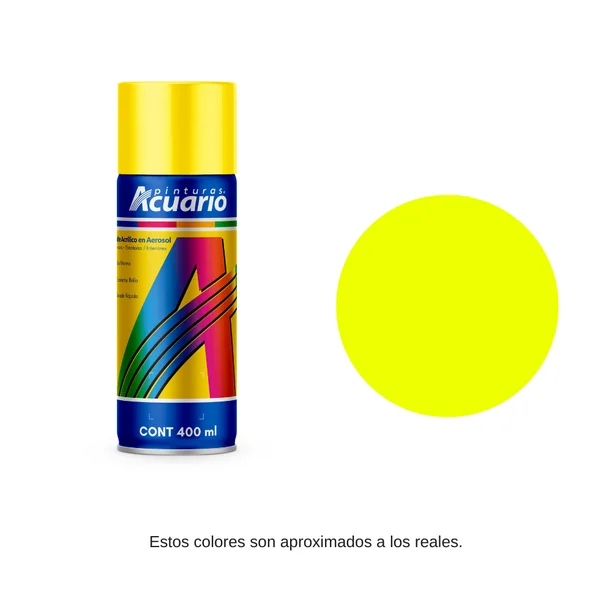 Aerosol Amarillo fluorescente Acuario