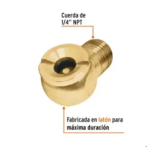 Cabeza infladora de llanta Truper Macho ( 1/4 NTP )