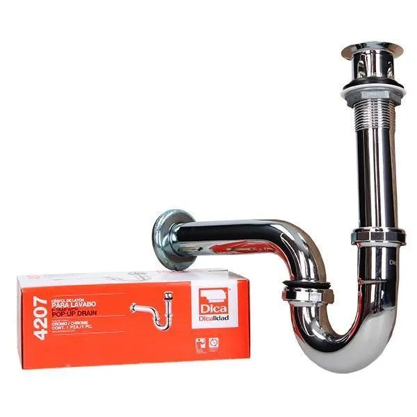 Céspol para lavabo con contra-canasta
