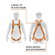 Arnés Truper 3 anillos De cuerpo completo D