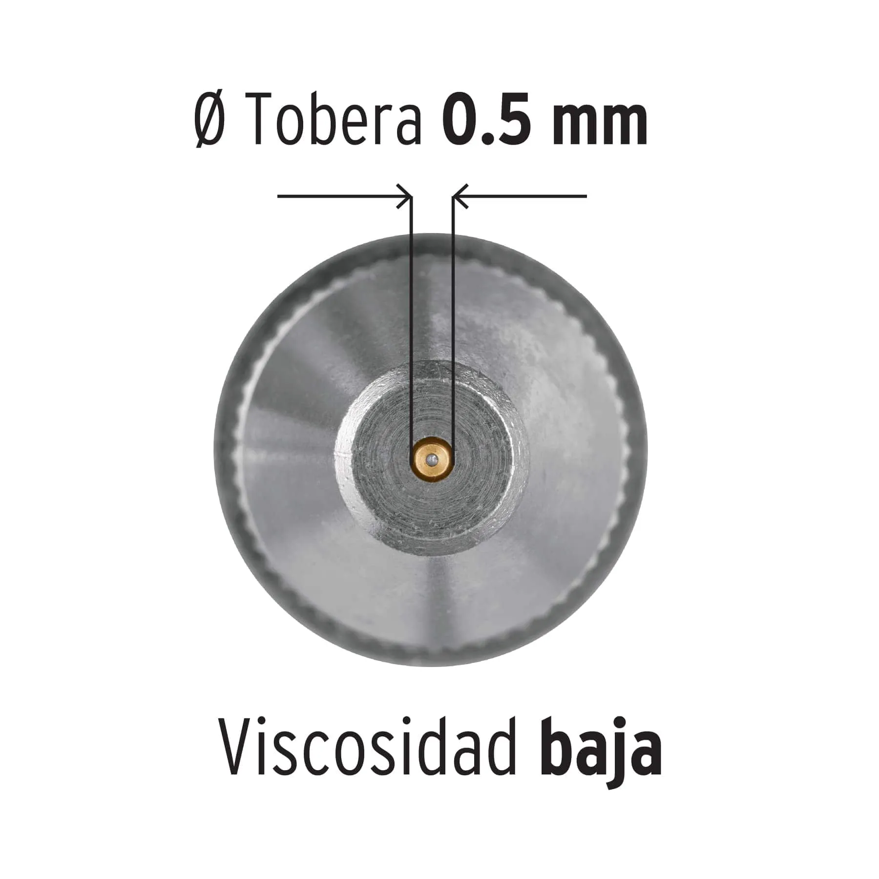 Pistola para pintar 130 ML Truper Compacta para retoque