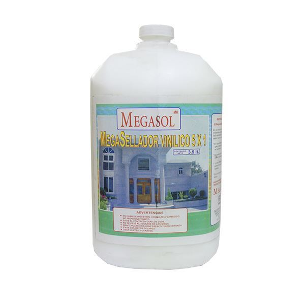 Sellador vinilico 5 x 1 3.5 LT (GALÓN) MEGASOL