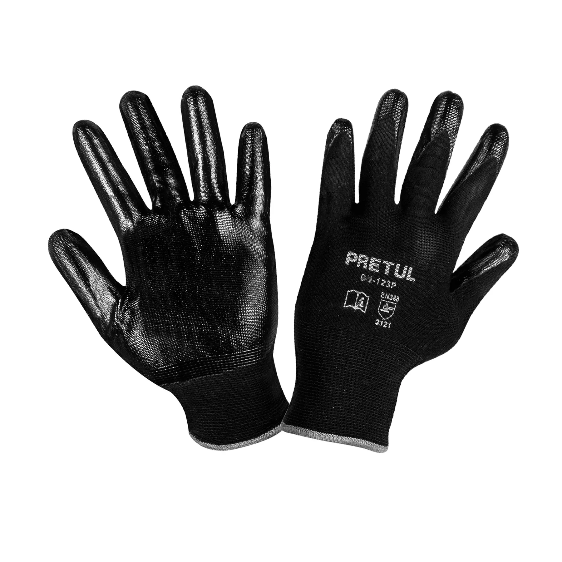 Guantes Pretul Nylon recubrimiento de nitrilo G