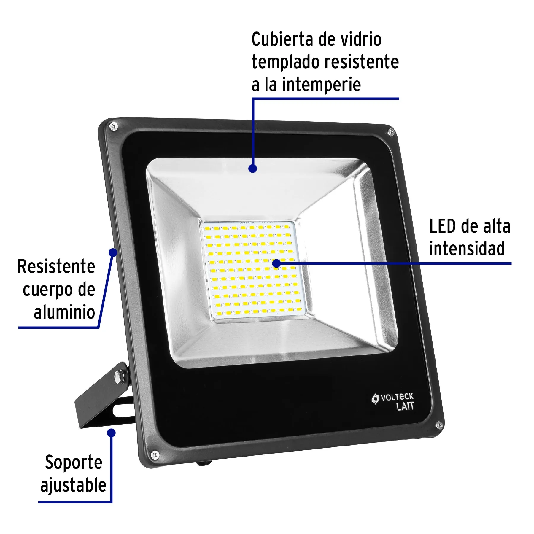 Reflector de led Truper 50 w Uso exterior