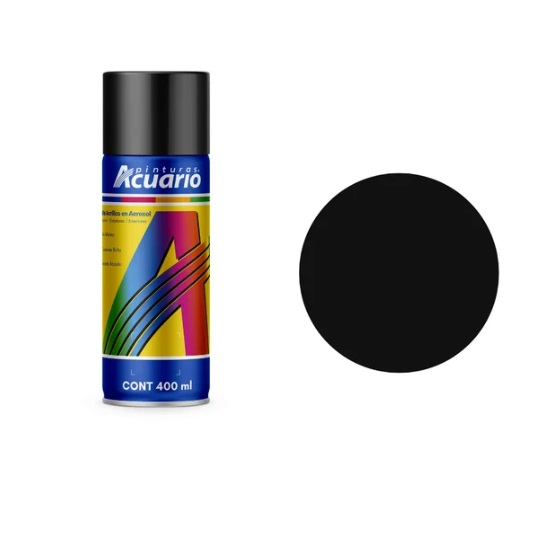 Aerosol Negro mate Acuario