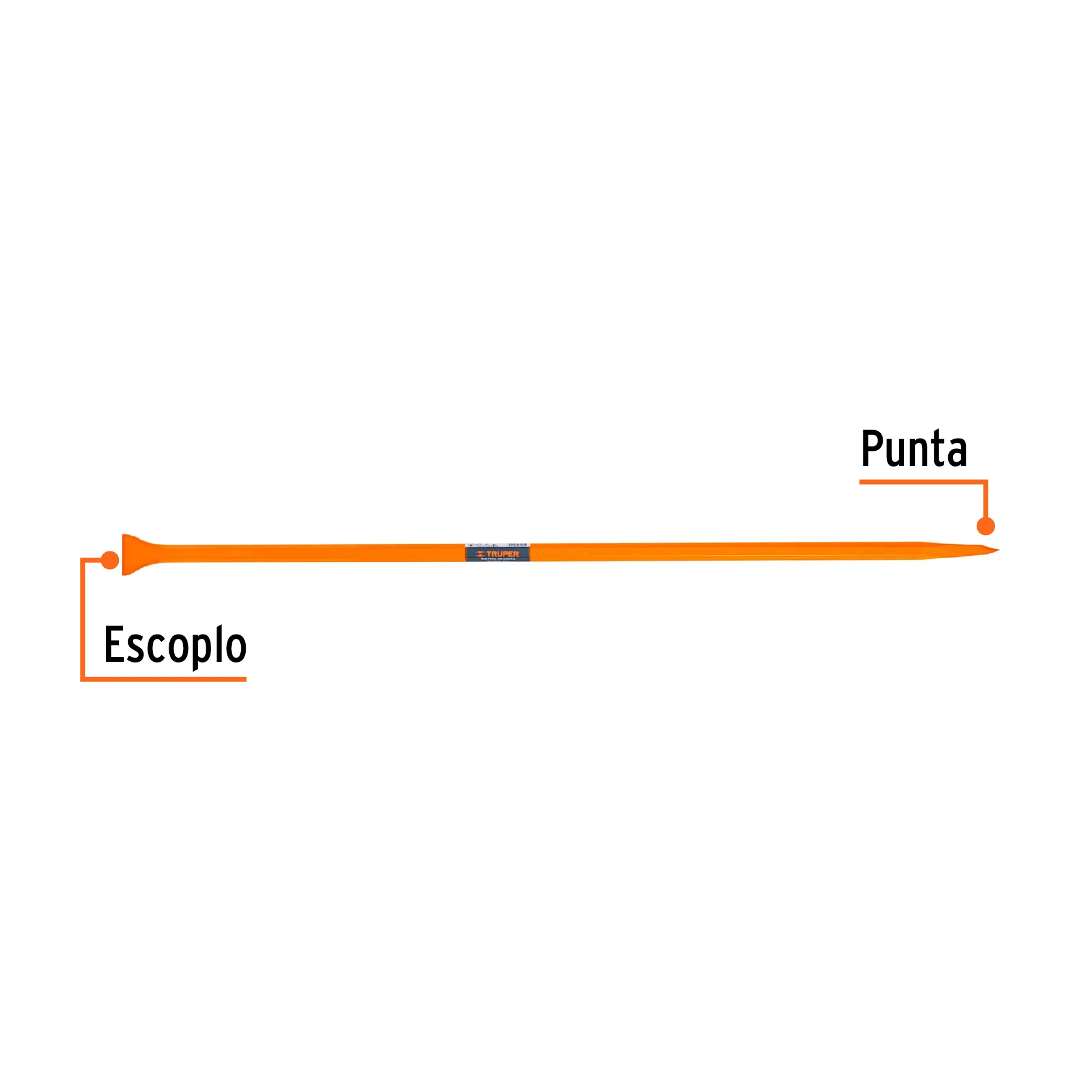 Barreta de punta 1.25 cm Truper