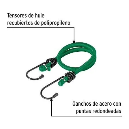 Tensor elástico Verde 45 cm Por pieza