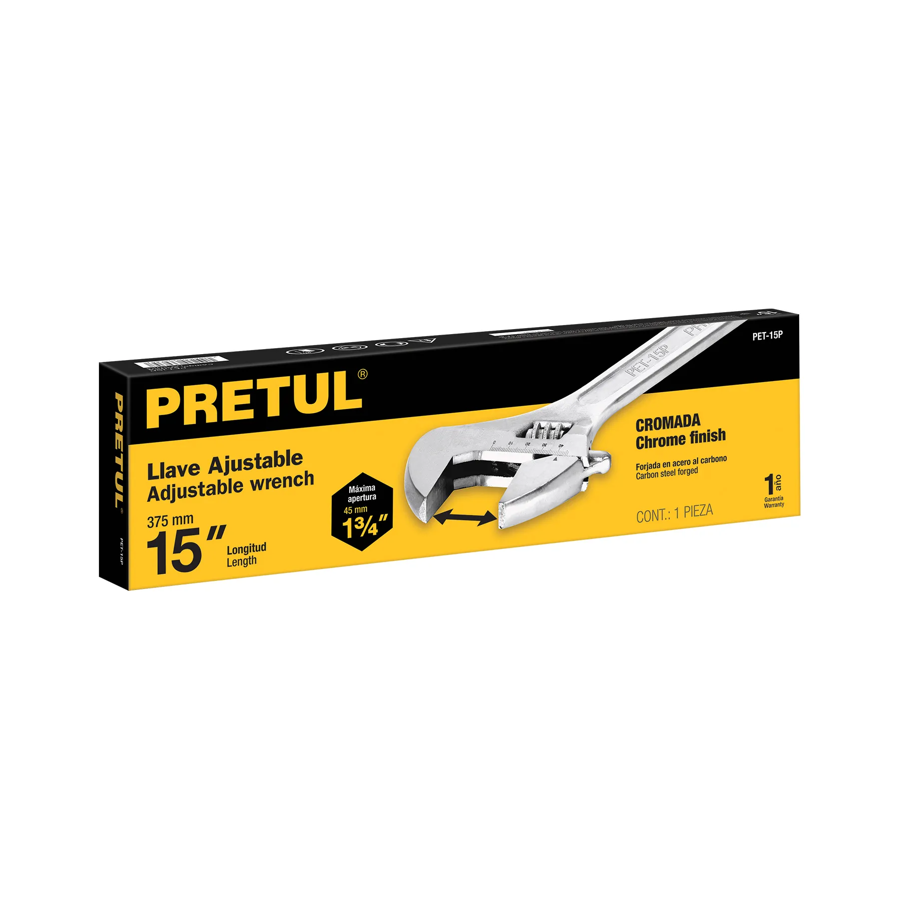 Llave perico 15 " Pretul