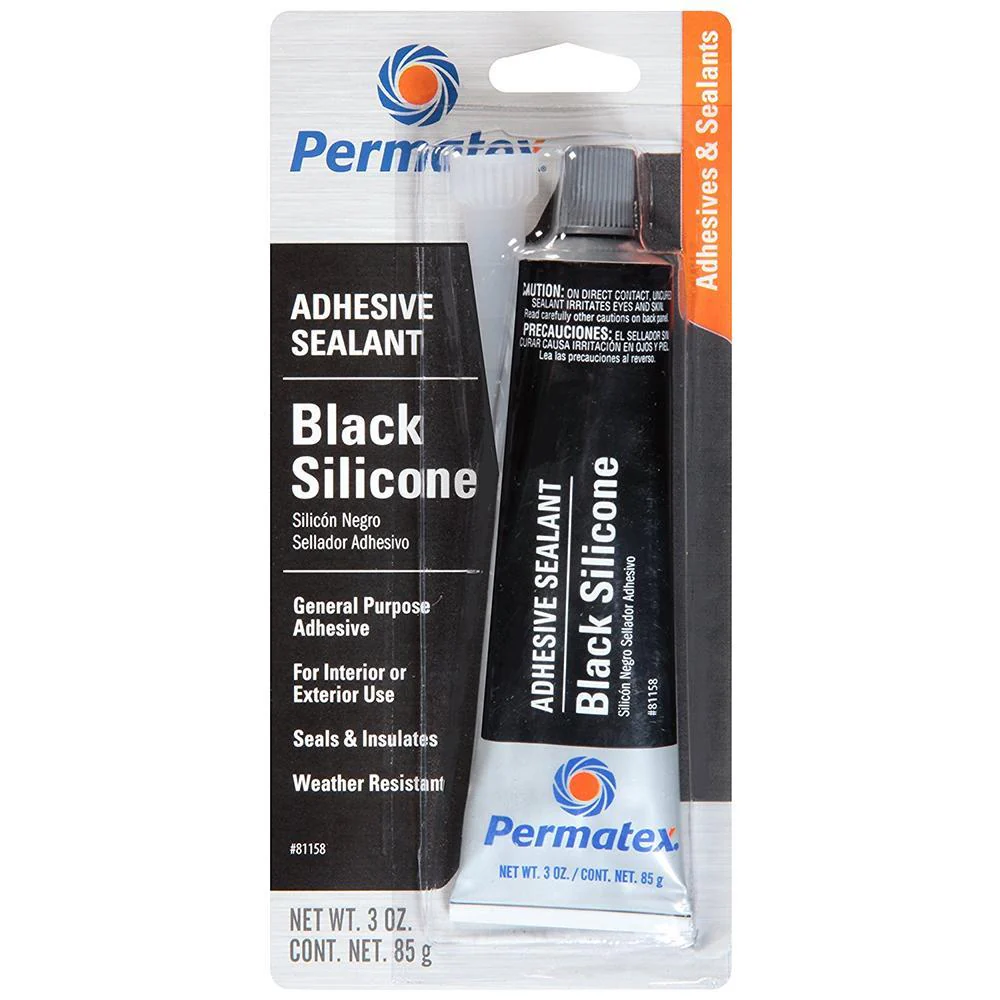 Silicón (Sellador) Negro Permatex Tubo (125 ml) Alta temperatura