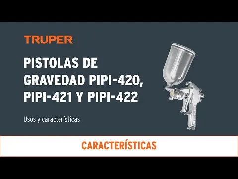 Pistola para pintar 400 ML Truper De mediana presion