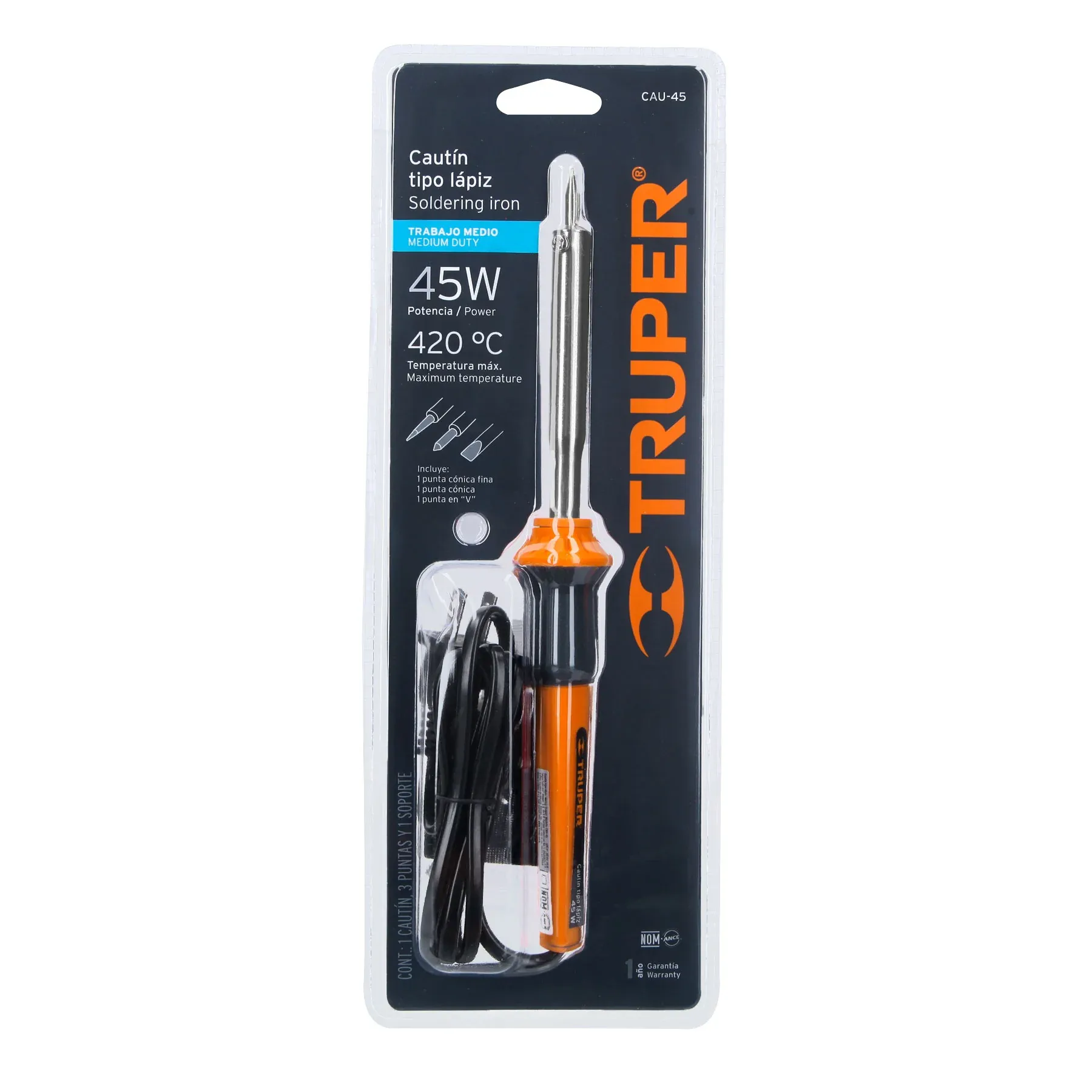Cautin tipo lapiz Truper 45 W